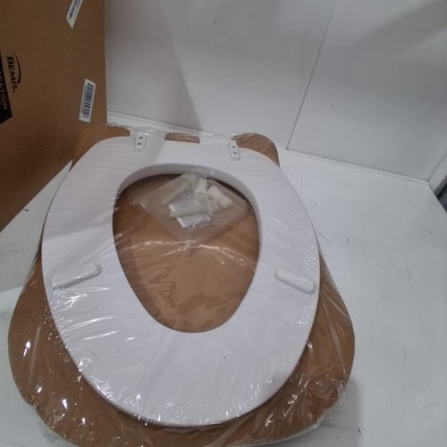 BEMIS MAYFAIR ELONGATED TOILET SEAT - 17.4" X 14.15" - WHITE (MODEL: 1815EC) image 3