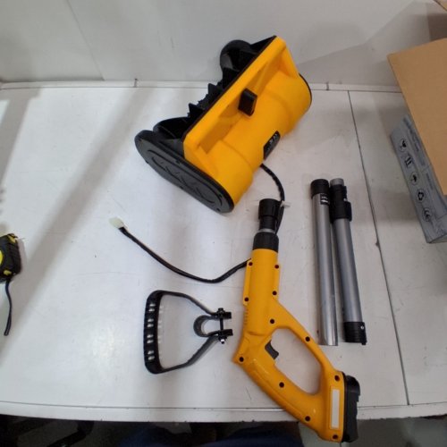 LAIPUDUO BRUSHLESS CORDLESS SNOW SHOVEL *TOOL ONLY* - 12.6" - 20V - YELLOW/BLACK (MODEL: 4820) image 2