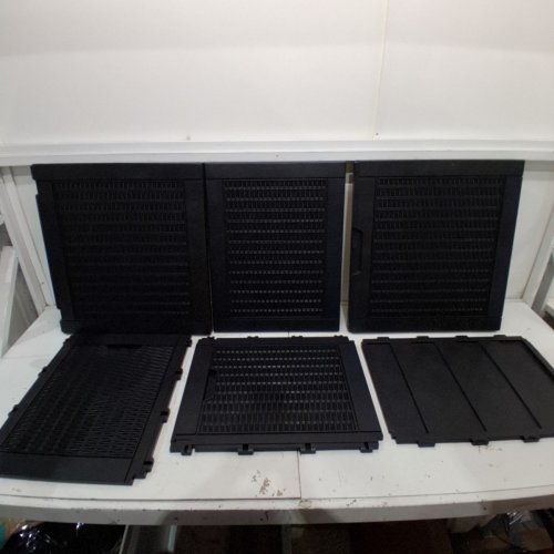 OUTDOOR WEATHERPROOF UV RESISTANT RESIN DECK STORAGE BOX - 30 GALLON - BLACK (MODEL: CW020ABK)) image 2