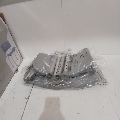 MEDLINE GUARDIAN DELUXE ALUMINUM BATH CHAIR - 400LBS CAP - GREY (MODEL: G2-101KRX1) image 2