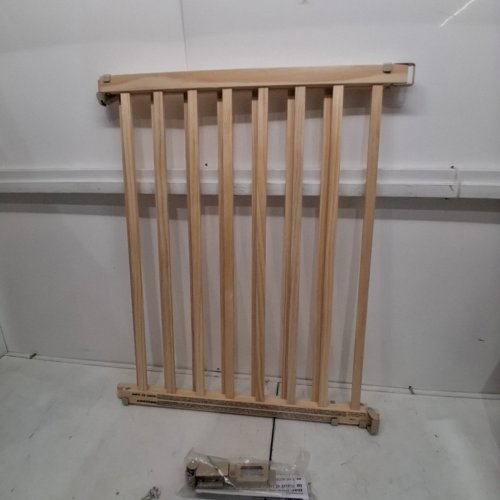 EVENFLO WALK-THRU TOP OF STAIRS EXTRA WIDE BABY & PET GATE - 32" X 30" - 48" - NATURAL WOOD BROWN (MODEL: 1050500 1050) image 4