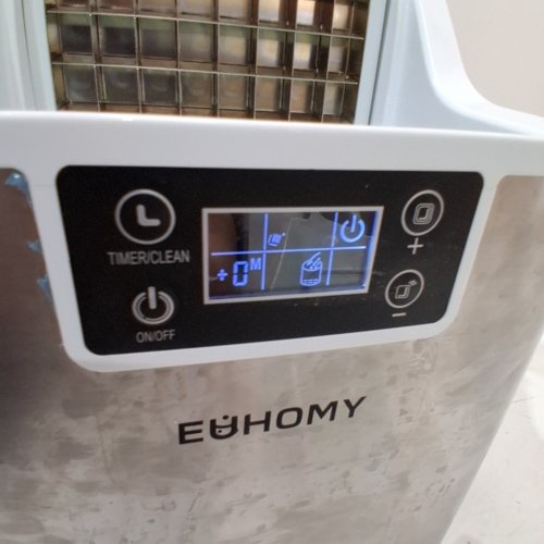 EUHOMY ICE CUBE MAKER MACHINE - 45LBS/DAY - SILVER/BLACK - (MODEL: IM004-CSI-CAEH) image 2