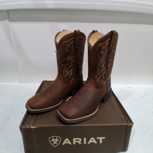MEN'S ARIAT SPORT OUTDOOR COWBOY BOOTS - SIZE 10 EE - DISTRESSED BROWN (STYLE : 10038330) image 5