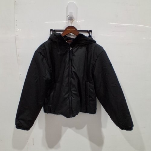 WOMEN'S HUNTER LEAH SHORT ZIP UP PUFFER JACKET - SMALL - BLACK (STYLE: 88715HUL) image 2