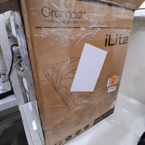 GROMAST ILITE COMPACT LIGHTWEIGHT TRAVEL STROLLER - BLACK/GREY (MODEL : A1) image 4
