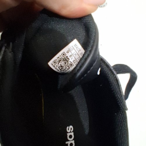 WOMEN'S ADIDAS BARREDA SHOES - 8 - BLACK/WHITE image 4