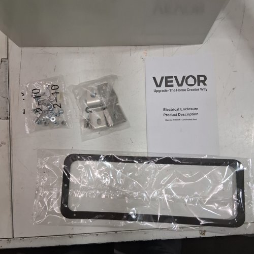 VEVOR CARBON STEEL IP65 WATERPROOF ELECTRICAL ENCLOSURE BOX - 20" X 16" X 10" - (MODEL: ST4 525) image 3