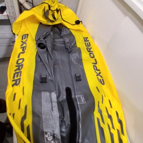 INTEX EXPLORER K2 2-PERSON INFLATABLE KAYAK SET WITH ALUMINUM OARS & PUMP - YELLOW (MODEL: 68307EP) image 4