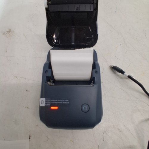 NIIMBOT LABEL MAKER WITH AUTO IDENTIFICATION - BLACK/BLUE (MODEL: B1) image 3