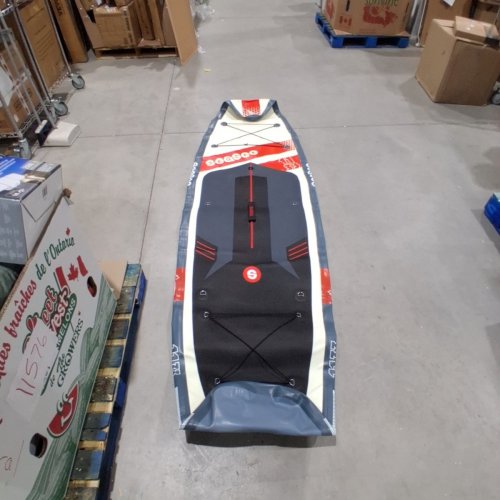 SEASEE INFLATABLE STAND-UP PADDLE BOARD -11FT - GREY/WHITE/RED image 2