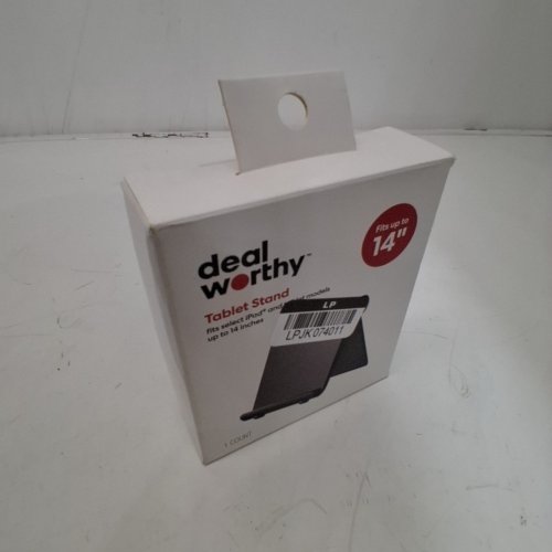 DEALWORTHY TABLET STAND - FITS TABLETS UP TO 14" - BLACK image 3
