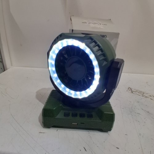 FIMILO 2000MAH LED HIGH WIND OUTDOOR PORTABLE FAN - GREEN (MODEL: T11) image 2