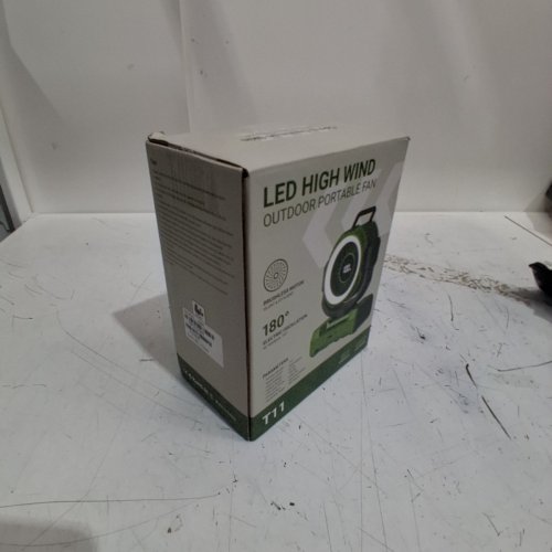 FIMILO 2000MAH LED HIGH WIND OUTDOOR PORTABLE FAN - GREEN (MODEL: T11) image 5