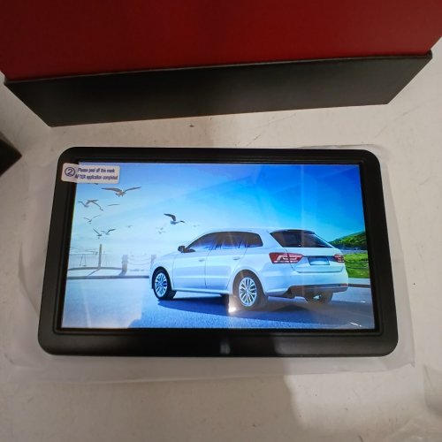 CAR & TRUCK GPS NAVIGATOR WITH OFFLINE BUILT IN GPS CHIP, 800×480 HD DISPLAY, SAFETY ALERTS, 8GB MEMORY, DASHBOARD MOUNT INCLUDED -7" - BLACK (MODEL: 0809) image 2