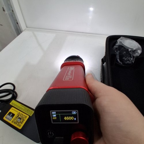 GREAT VIDEO MAKER HANDHELD STUDIO LIGHT WITH APP CONTROL FOR COB PHOTOGRAPHY - 60W - 2700K - 6800K (MODEL: PD60B) image 2