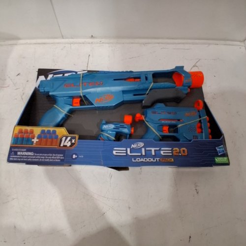 3PC NERF ELITE 2.0 LOADOUTSET BLASTER PACK - TECHNICIAN DS-2 / QUADFIRE QS-4 & ACE SD-1 BLASTERS - BLUE (MODEL: 2414317) image 2
