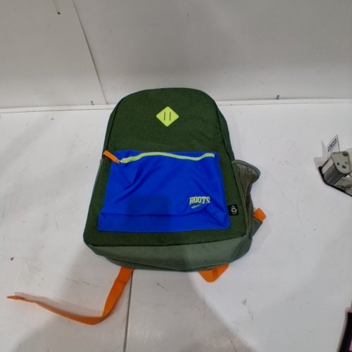 ROOTS LIGHTWEIGHT BACKPACK WITH LAPTOP COMPARTMENT - 34L - GREEN/BLUE (STYLE:RTS6914) image 2