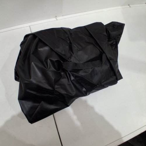FABRIC PATIO COVER WITH VELCRO STRAPS - 37" X 27.5" X 66" - BLACK image 4