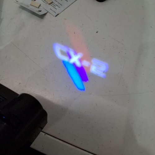 2PK CAR DOOR LIGHTS CX-5 LOGO PROJECTOR - BLACK image 2