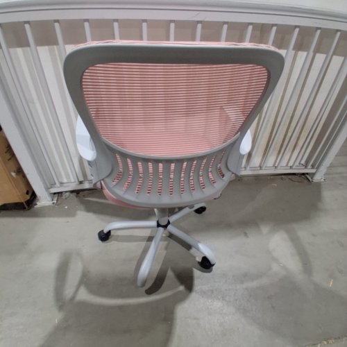 SMUG ERGONOMIC MID-BACK MESH SWIVEL HOME OFFICE COMPUTER DESK CHAIR - 250LBS - PINK image 3