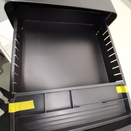 GARVEE MOBILE CURVED 3 DRAWER FILE CABINET WITH LOCK - 18" X 16" X 23" - BLACK (MODEL: PEP_336LGV37) image 9