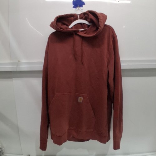 CARHARTT GARMENT DYED FRENCH TERRY GRAPHIC SWEATSHIRT - Large/TALL - RED (MODEL: TS6253-M) image 2
