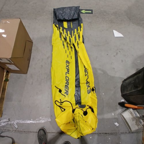 INTEX EXPLORER K2 2-PERSON INFLATABLE KAYAK SET WITH ALUMINUM OARS & PUMP - YELLOW (MODEL: 68307EP) image 2