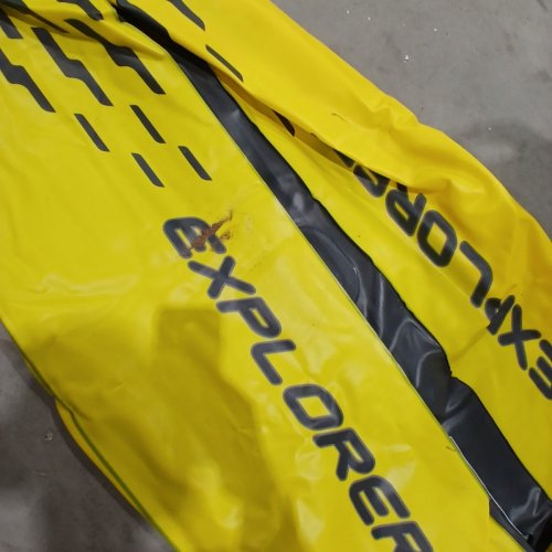 INTEX EXPLORER K2 2-PERSON INFLATABLE KAYAK SET WITH ALUMINUM OARS & PUMP - YELLOW (MODEL: 68307EP) image 4