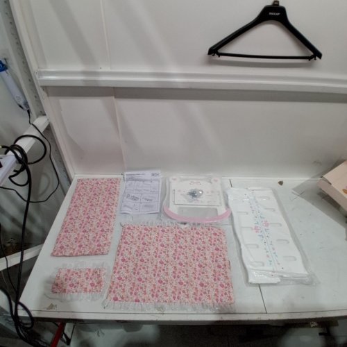 ROBUD ROCKING DOLL CRADLE CRIB WITH ACCESSORIES - PINK/WHITE (MODEL: WRP06) image 2