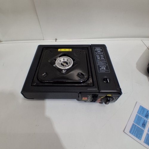 SHINESTAR DUAL FUEL PORTABLE CAMPING STOVE - 7800 BTU - BLACK image 2