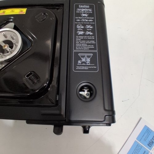 SHINESTAR DUAL FUEL PORTABLE CAMPING STOVE - 7800 BTU - BLACK image 3