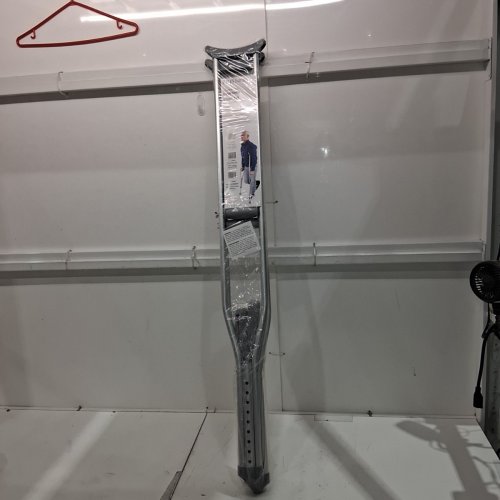 2PK ADULT BIOS ADJUSTABLE CRUTCHES - 5FT- SILVER (MODEL: 56036) image 2
