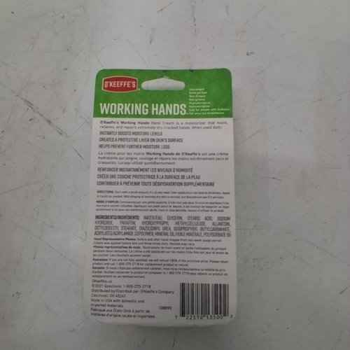 O'KEEFFE'S WORKING HANDS HAND CREAM - 96G image 3