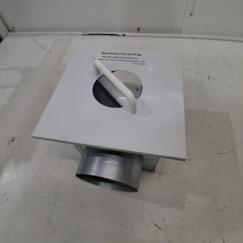 TJERNLUND LINT TRAP FOR DRYER BOOSTER FANS - WHITE/GREY (MODEL: LT4) image 2