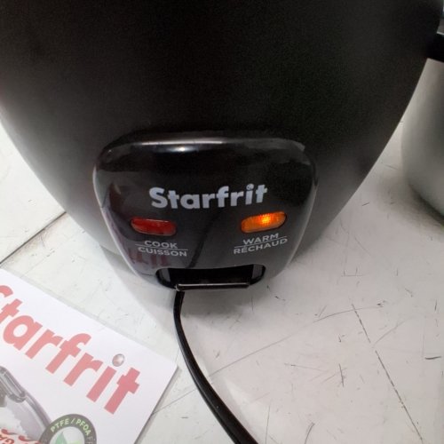 STARFRIT ELECTRIC RICE COOKER - 20 CUP - BLACK (MODEL: 024738) image 2