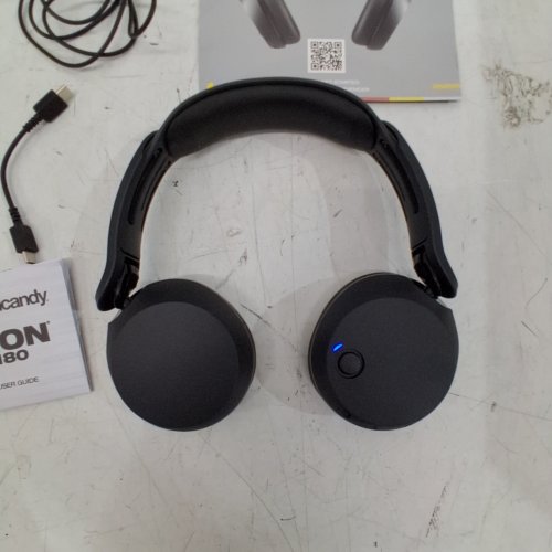 SKULLCANDY ICON 180 BLUETOOTH WIRELESS ON EAR HEADPHONES - TRUE BLACK (MODEL: S5IEW-T740) image 3