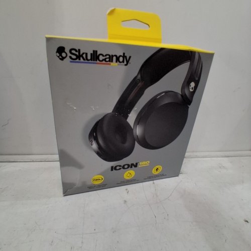 SKULLCANDY ICON 180 BLUETOOTH WIRELESS ON EAR HEADPHONES - TRUE BLACK (MODEL: S5IEW-T740) image 6