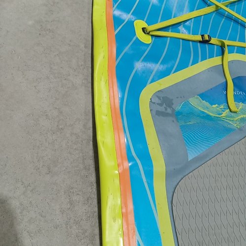 AQUA MARINA REVOLUTION STAND UP INFLATABLE PADDLEBOARD WITH CARRY BAG AND ACCESSORIES - 11FT X 34" X 6" - BLUE (MODEL: BT-26SBT/1989193) image 6