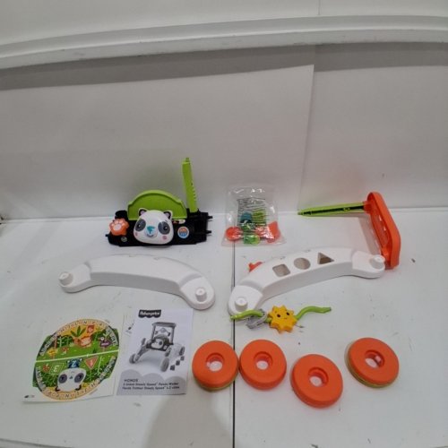 FISHER-PRICE 2-SIDED STEADY SPEED PANDA WALKER INTERACTIVE BABY TOY WITH LIGHT, 100+ SONGS, SOUNDS & PHRASES - MULTI-COLOUR (MODEL: ‎HGM26) image 3