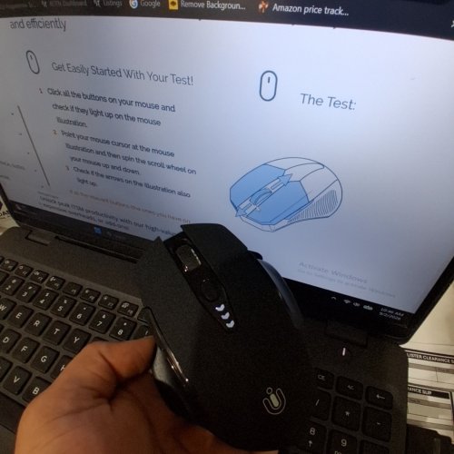 UINEER WIRELESS GAMING MOUSE - 2.4G - BLACK (MODEL: U6) image 2