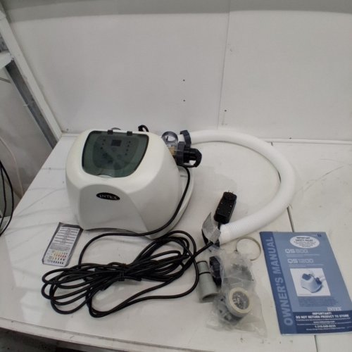 INTEX QS1200 KRYSTAL CLEAR DIGITAL SALTWATER SYSTEM WITH E.C.O. FOR ABOVE GROUND POOLS UP TO 15,000GAL. - 110V-120V- REQUIRES 700-3200GPH FILTER - GREY/WHITE (MODEL: 26669EG/ECO6110) image 3