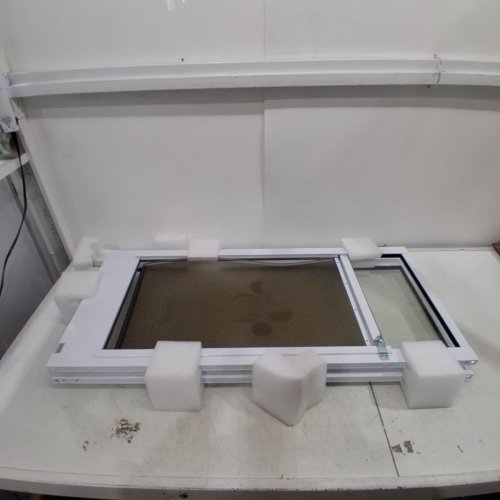 DOG DOOR FOR SLIDING GLASS DOOR - 76" - 81" - WHITE (MODEL: CWM03-XL) image 5
