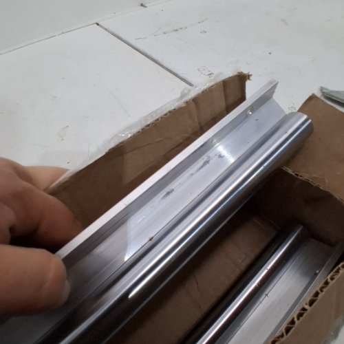 2PC CYLINDRICAL LINEAR GUIDE DRAG RAIL SET - 31.5" - ALUMINUM - (MODEL : SBR20) image 5