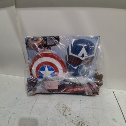 3PC MARVEL CAPTAIN AMERICA BRAVE NEW WORLD MASK & SHIELD SET - RED/BLUE/WHITE image 2