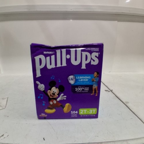104PK HUGGIES PULL UPS BOYS POTTY TRAINING UNDERWEAR - 2T/3T - MICKEY MOUSE image 2