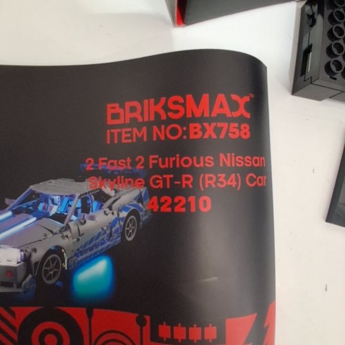 BRIKSMAX LED LIGHTING KIT FOR LEGO FURIOUS NISSAN SKYLINE GT-R (R34) CAR (MODEL: BX758) image 2