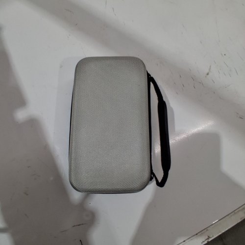 ZIPPERED CARRYING CASE MULTIPURPOSE FOR SMALL ELECTRONICS - 8" - BLACK/ GREY image 2