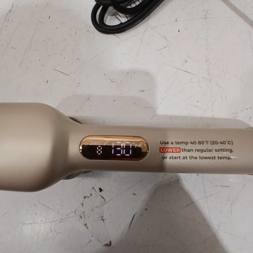 TYMO ROVY DEEP HAIR WAVER CRIMPER COMPACT HOT IRON WITH CERAMIC TOURMALINE BARREL - 1" - ELEGANT GOLD (MODEL: HC507P) image 2