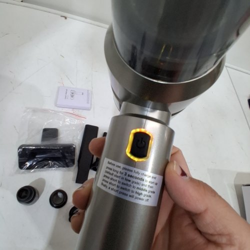 HAND HELD CORDLESS VACUUM CLEANER WITH ATTACHMENTS - GREY - (MODEL:HL-121) image 2