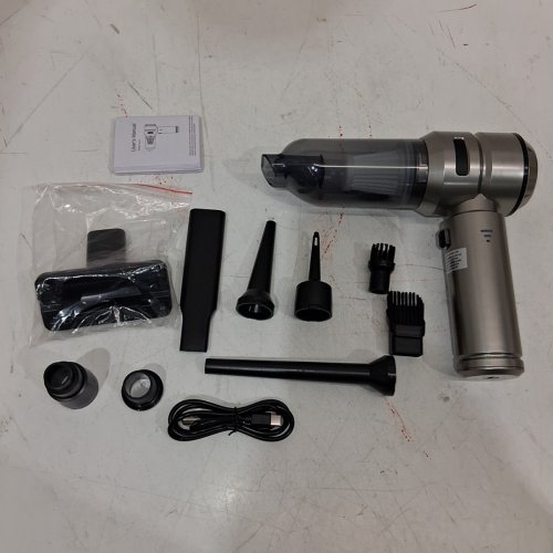 HAND HELD CORDLESS VACUUM CLEANER WITH ATTACHMENTS - GREY - (MODEL:HL-121) image 4
